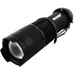 Lanterna Led C/zoom Mini Preto Brasfort