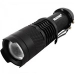 Ficha técnica e caractérísticas do produto Lanterna LED C/ZOOM Mini Preto Brasfort