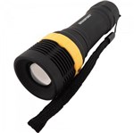 Ficha técnica e caractérísticas do produto Lanterna Led Mini Abs C/ Zoom Preto Brasfort