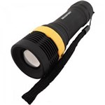 Ficha técnica e caractérísticas do produto Lanterna Led Mini Abs com Zoom Preto Brasfort