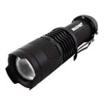 Ficha técnica e caractérísticas do produto Lanterna Led Mini com Zoom Preta Brasfort
