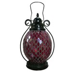 Lanterna Marroquina Decorativa Mosaico Indiana
