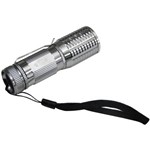 Ficha técnica e caractérísticas do produto Lanterna Tática Policial Led Cree Pilhas 10cm Ds-1716 Prata