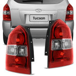 Ficha técnica e caractérísticas do produto Lanterna Traseira Hyundai Tucson 04 a 10 Bicolor