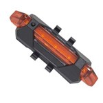Ficha técnica e caractérísticas do produto Lanterna Traseira Pisca USB Sinalizador Bike
