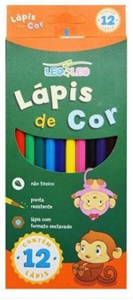 Ficha técnica e caractérísticas do produto Lapis de Cor 12 Cores Leo Leo - LeoLeo