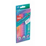 Ficha técnica e caractérísticas do produto Lapis de Cor 12 Cores Mega Soft Color Tons Pastel 687841 Tris