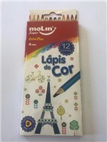 Ficha técnica e caractérísticas do produto Lápis de Cor 12 Cores - Molin