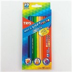 Ficha técnica e caractérísticas do produto Lápis de Cor 12 Cores Tris Mega Soft Color