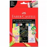 Ficha técnica e caractérísticas do produto Lápis de Cor 18 Cores Triangular Fantasia - Faber Castell