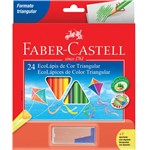 Ficha técnica e caractérísticas do produto Lápis de Cor 24 Cores Triangular Mais 1 Apontador Faber Castell - Faber-Castell