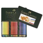 Ficha técnica e caractérísticas do produto Lápis de Cor Faber Castell Polychromos com Estojo Metálico - 60 Cores