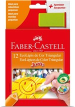 Ficha técnica e caractérísticas do produto Lapis de Cor Jumbao Ecolapis 12 Cores Decorado Pct.C/06 Faber-Castell