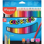 Ficha técnica e caractérísticas do produto Lápis de Cor Maped 24 Cores Colorpeps