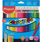 Ficha técnica e caractérísticas do produto Lápis de Cor Maped 48 Cores Color Peps Triangular
