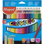 Ficha técnica e caractérísticas do produto Lápis de Cor Maped 48 Cores Colorpeps
