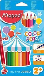 Ficha técnica e caractérísticas do produto Lápis de Cor Maped Color Peps Jumbo