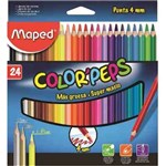 Ficha técnica e caractérísticas do produto Lápis de Cor Maped Color Peps Triangular 024 Cores 835524 (171984)