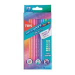 Ficha técnica e caractérísticas do produto Lápis de Cor Mega Soft Color 12 Cores Tons Pastel Tris