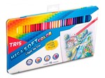 Ficha técnica e caractérísticas do produto Lápis de Cor Mega Soft Color 72 Cores em Lata - Tris - 687247