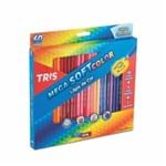 Ficha técnica e caractérísticas do produto Lápis de Cor Mega Soft Color com 60 Cores + Apontador Tris