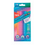 Ficha técnica e caractérísticas do produto Lápis de Cor Mega Soft Color Tons Pastel 687841 12 Cores - Tris