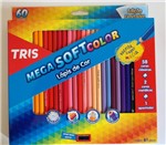 Ficha técnica e caractérísticas do produto Lápis de Cor Mega Softcolor com 60 Cores - Tris