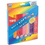 Ficha técnica e caractérísticas do produto Lapis de Cor Sextavado Mega Soft Color 48cores Summit Unidade