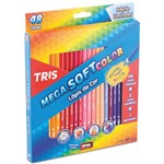 Ficha técnica e caractérísticas do produto Lapis de Cor Triangular Mega Soft Color 48cores Unidade - Summit