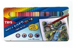 Ficha técnica e caractérísticas do produto Lápis de Cor Tris 72 Cores Mega Soft Color Estojo de Lata