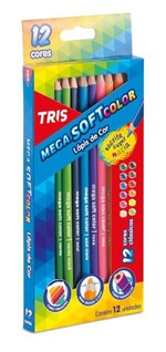 Ficha técnica e caractérísticas do produto Lápis de Cor Tris Mega Soft Color 012 Cores 684116