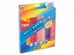 Ficha técnica e caractérísticas do produto Lápis de Cor Tris Mega Soft Color 48 Cores + 01 Apontador