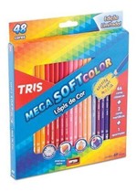 Ficha técnica e caractérísticas do produto Lápis de Cor Tris Mega Soft Color 48 cores