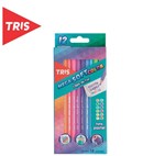 Ficha técnica e caractérísticas do produto Lápis de Cor Tris Mega Soft Tons Pastel - 12 Cores