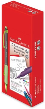Ficha técnica e caractérísticas do produto Lapiseira 0.7Mm Poly Click Azul Faber-Castell Cx.C/12