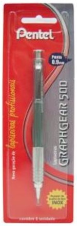 Ficha técnica e caractérísticas do produto Lapiseira 0,9mm Graphgear Sm/Pg529-N Pentel Blister