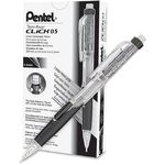 Ficha técnica e caractérísticas do produto Lapiseira Pentel Twist Erase Click Transparente Pd275 0,5mm