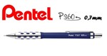 Ficha técnica e caractérísticas do produto Lapiseira Técnica Pentel P360 0,7mm Azul