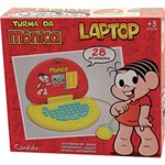Ficha técnica e caractérísticas do produto Laptop Infantil Mônica 2150 Vermelho e Amarelo com 28 Atividades - Candide