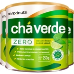 Ficha técnica e caractérísticas do produto 3 Latas Chá Verde Solúvel Zero 250g Limão Maxinutri