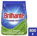 Ficha técnica e caractérísticas do produto Lava Roupa Pó Brilhante 800g Higiene Total