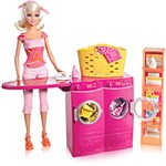 Ficha técnica e caractérísticas do produto Lavanderia da Barbie Móvel Real com Boneca - Mattel
