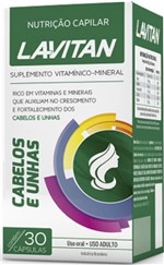 Ficha técnica e caractérísticas do produto Lavitan Cabelos e Unhas 30 Capsulas - Cimed