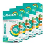 Ficha técnica e caractérísticas do produto Lavitan Kit 4x Memoria 60 Comp - Cimed