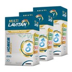 Ficha técnica e caractérísticas do produto Lavitan Kit 3x Multi Homem Completo 30 Comp