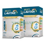 Lavitan Kit 2x Multi Homem Completo 30 Comp