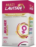 Ficha técnica e caractérísticas do produto Lavitan Multi Mulher 30 Comp - Cimed