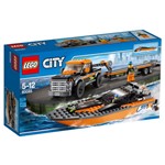 Ficha técnica e caractérísticas do produto Lego City - 4x4 com Barco a Motor - 60085 - Lego