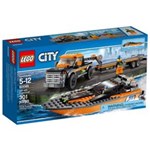 Ficha técnica e caractérísticas do produto Lego City -4x4 com Barco a Motor 60085