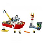 Ficha técnica e caractérísticas do produto LEGO City - 60109 - Barco de Combate ao Fogo